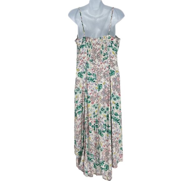 Lauren Conrad Floral Spaghetti Strap Midi Dress Size 16 - Picture 4 of 7